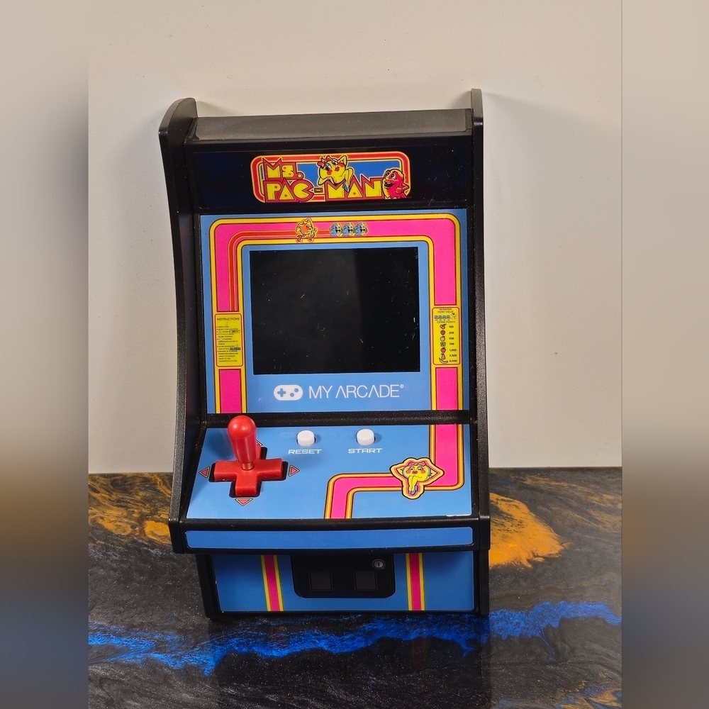 My Arcade Micro Player Mini Arcade Machine: Ms. Pac-Man Video Game. - Picture 2 of 9